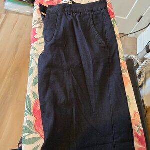NWOT Size 31 Bon Vivant mens Keenan pant Dark Navy 100% cotton made in Canada